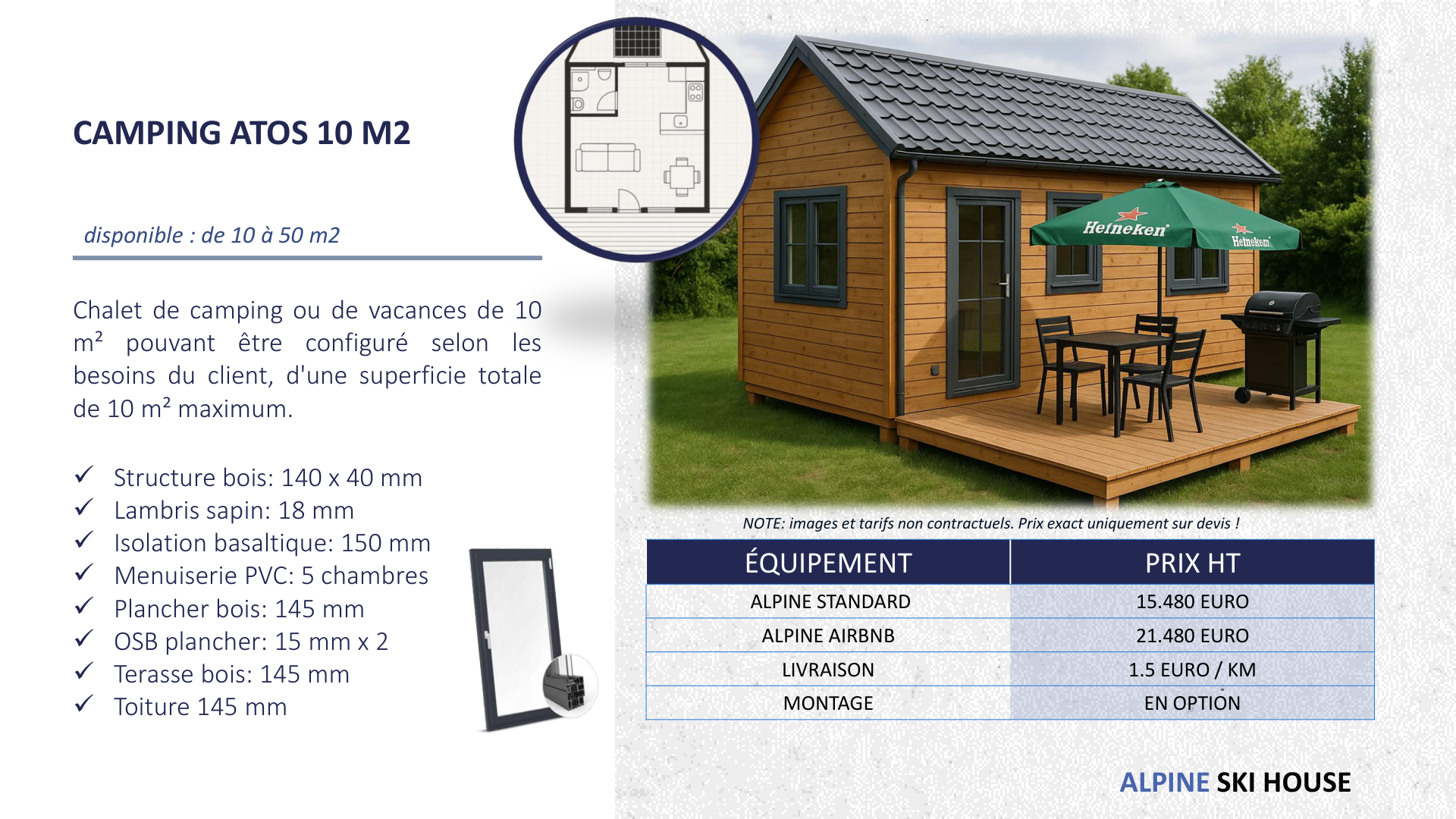 Tiny House ATOS extérieur