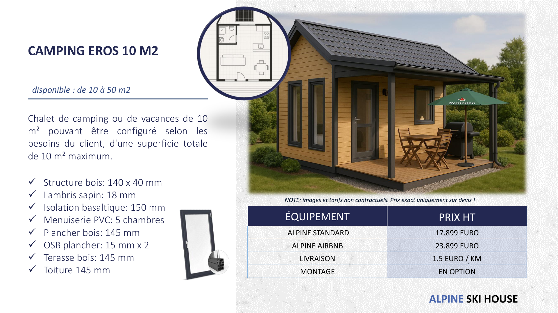 Tiny House EROS extérieur