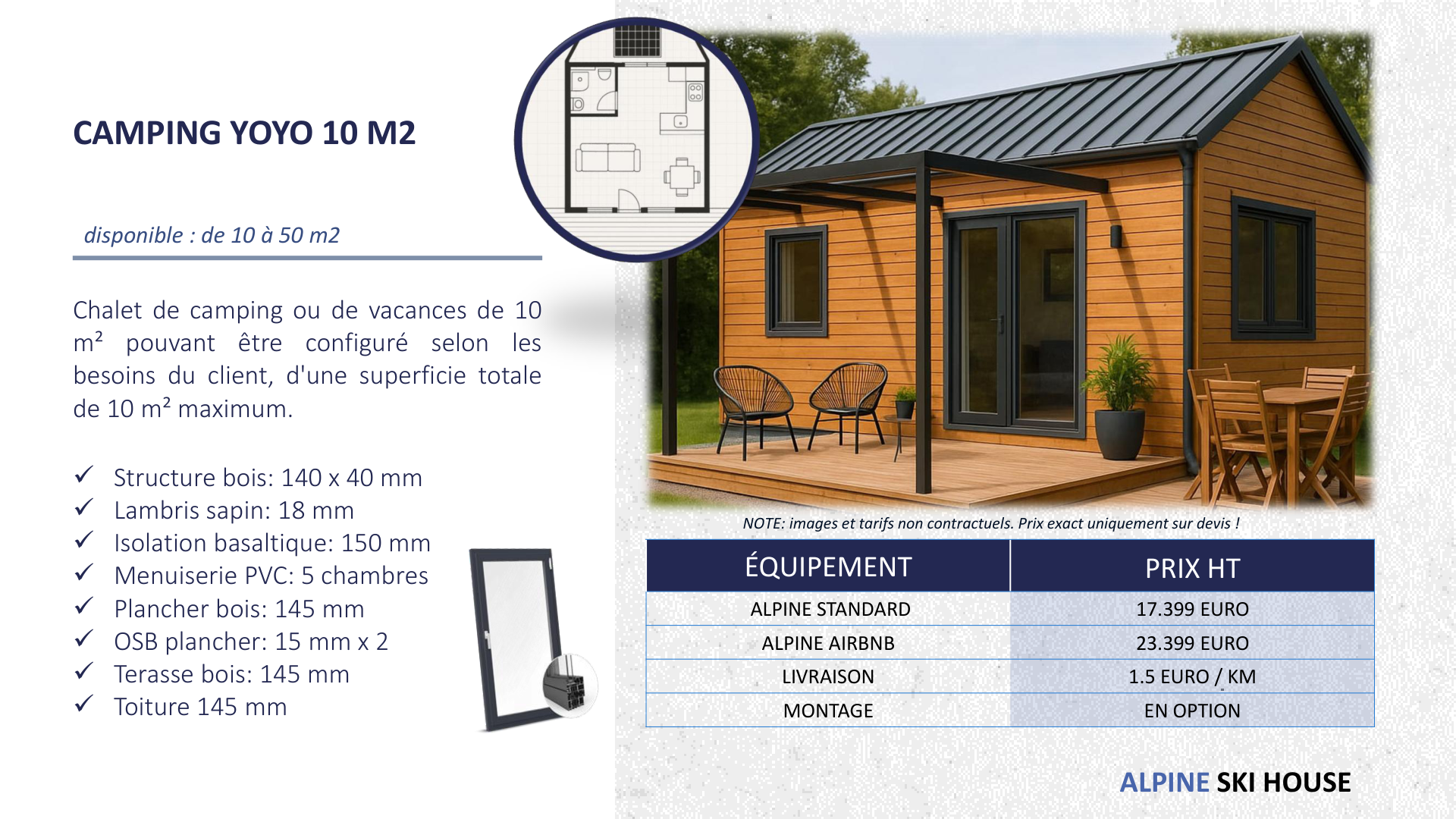 Tiny House YOYO extérieur