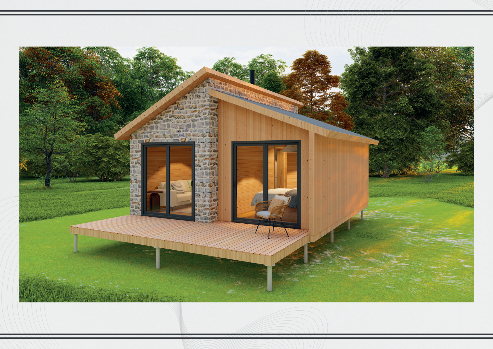 Salle de bain équipée du chalet